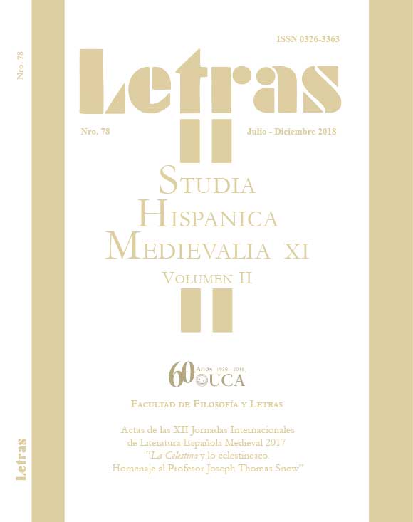 Studia Hispanica Medievalia XI. Volumen II. Julio-diciembre 2018