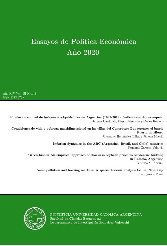 					View Vol. 3 No. 2 (14): Ensayos de Política Económica
				